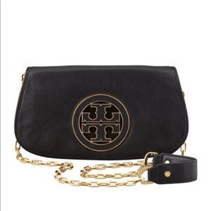 Tory Burch black Amanda clutch